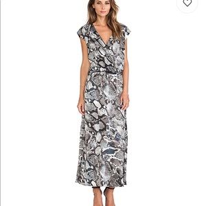 Erin Maxi in dark Grey Snake